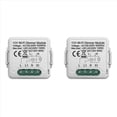 thumbnail image 1 of 2X Tuya Wifi MóDulo de Interruptor de AtenuacióN Inteligente 10A Compatible con Control de 2 VíAs 1 Unidad Compatible con la AplicacióN Home Alexa Vida Inteligente, 1 of 5