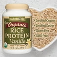 thumbnail image 4 of NutriBiotic Certified Organic Rice Protein, Vanilla, 1 Lb 5 Oz, 4 of 7