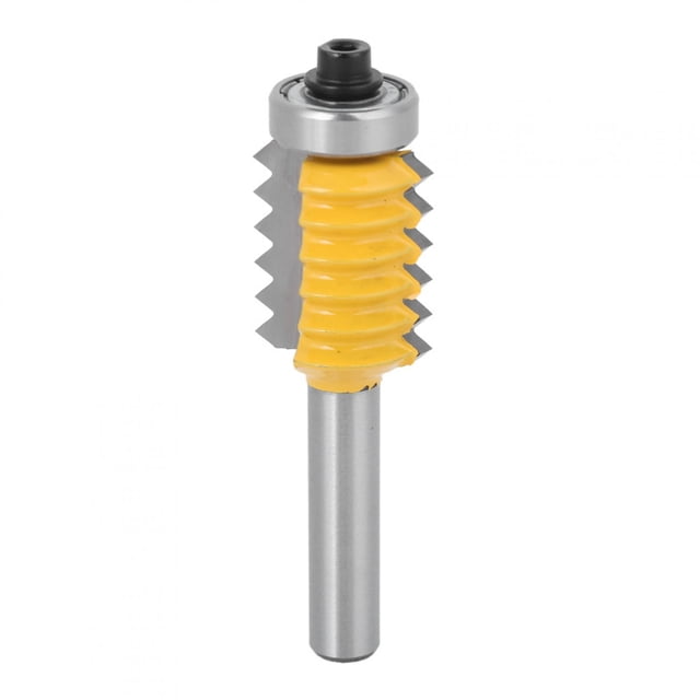Woodworking Tool Rail Stile Router Bit Woodworking Cutter, Router Bit, Modeling For Woodworking Plane Processing Carving Multi-Tooth Woodworking Cutter 8 X 24