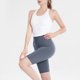 thumbnail image 4 of Gibobby Falda Shorts Mujer Pantalones cortos de yoga de cintura alta para mujer Pantalones de entrenamiento para correr con control del abdomen(Azul marino, L), 4 of 5