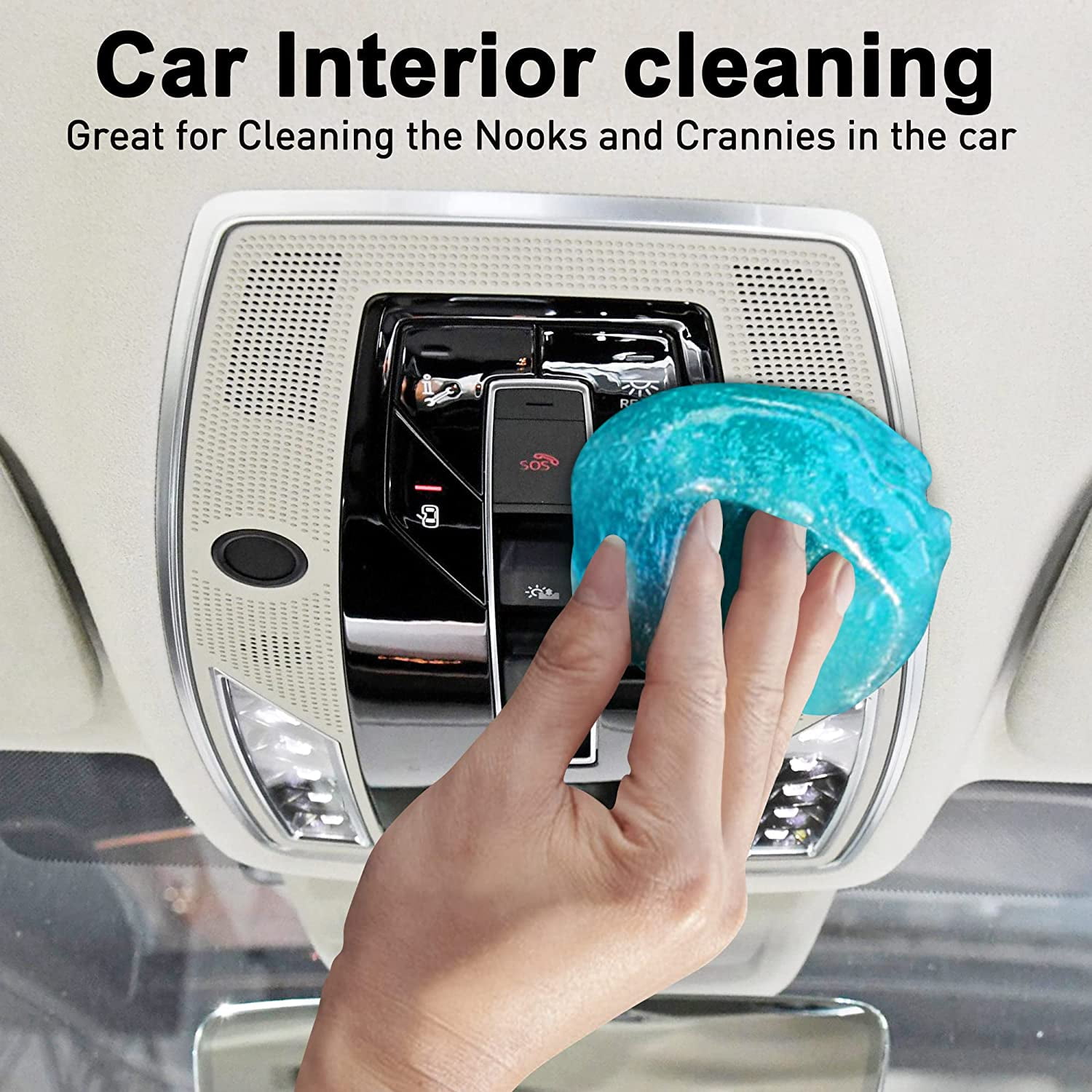2pcs Car Cleaning Gel Car Detail Tool Cleaning Gel Cars Interior Putty  Cleaner Keyboard Notebook Clean Reusable Gels Magic Clean