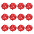 thumbnail image 1 of Uxcell 12-Pack Bolas de Ratán Tejidas 40mm/1.6 Pulgadas Bolas Decorativas de Ratán para Navidad Bodas Acción de Gracias Rojo, 1 of 1