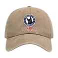 thumbnail image 2 of Unisex 250th Anniversary USA Hat 1776-2026 Adjustable Patriotic Baseball Cap Trucker Hat Veterans Independence Day Caps Washed Cotton Hats with Vintage Flag Design Khaki, 2 of 7
