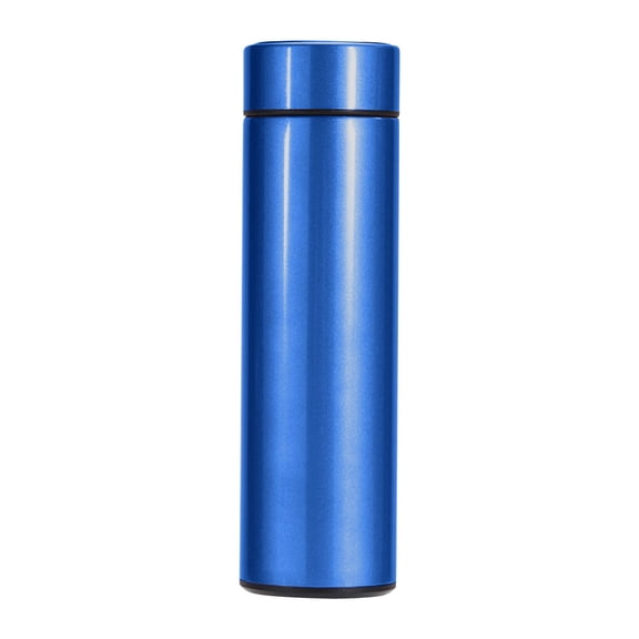480ML Smart Water Bottle Stainless Steel Vacuum Mug,Travel Mug with LED Temperature Display Screen,Keep Hot Or Cold,Portable Travel Tea Coffee Vacuum Thermo Cup,Insulated Water Bottle(Blue)
