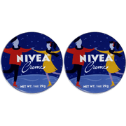 NIVEA CrÃ¨me Body, Face & Hand Moisturizing Cream - 1oz Pack of 2