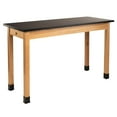 thumbnail image 5 of NPS 30x72" Solid Wood Science Lab Table with Chem-Res Top in Black, 5 of 5