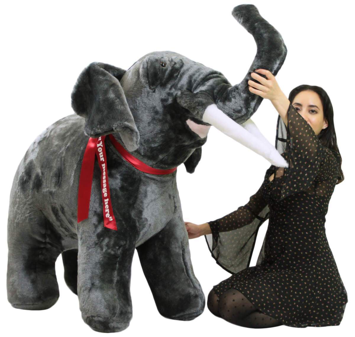 huge elephant stuffed animal