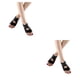 thumbnail image 3 of Calcetines Antideslizantes sin Dedos Yuarrent para Mujer Yoga Ballet Pilates Fitness Talla S M L, 3 of 6