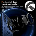 thumbnail image 3 of Phone Case for Samsung Galaxy S22 Plus Case Magnetic Built in Stand & Ring Holder, Military Grade Shockproof Heavy Duty Protective Kickstand Phone Case for Samsung Galaxy S22 Plus,Royalblue, 3 of 11