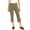 Khaki, variant on Women's Pull-On Comfort Fit Capri Dress Pants