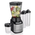 thumbnail image 2 of Système mélangeur de comptoir Hamilton Beach MultiBlend®, lames en acier inoxydable, 4 contenants en plastique sans BPA, 2 of 6