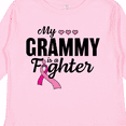 thumbnail image 4 of Inktastic Breast Cancer Awareness My Grammy is a Fighter Boys or Girls Long Sleeve Toddler T-Shirt, 4 of 5