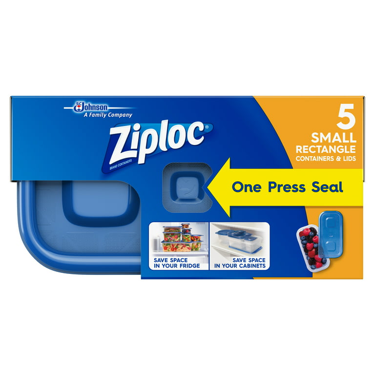 Ziploc®, Divided Rectangle Containers, Ziploc® brand