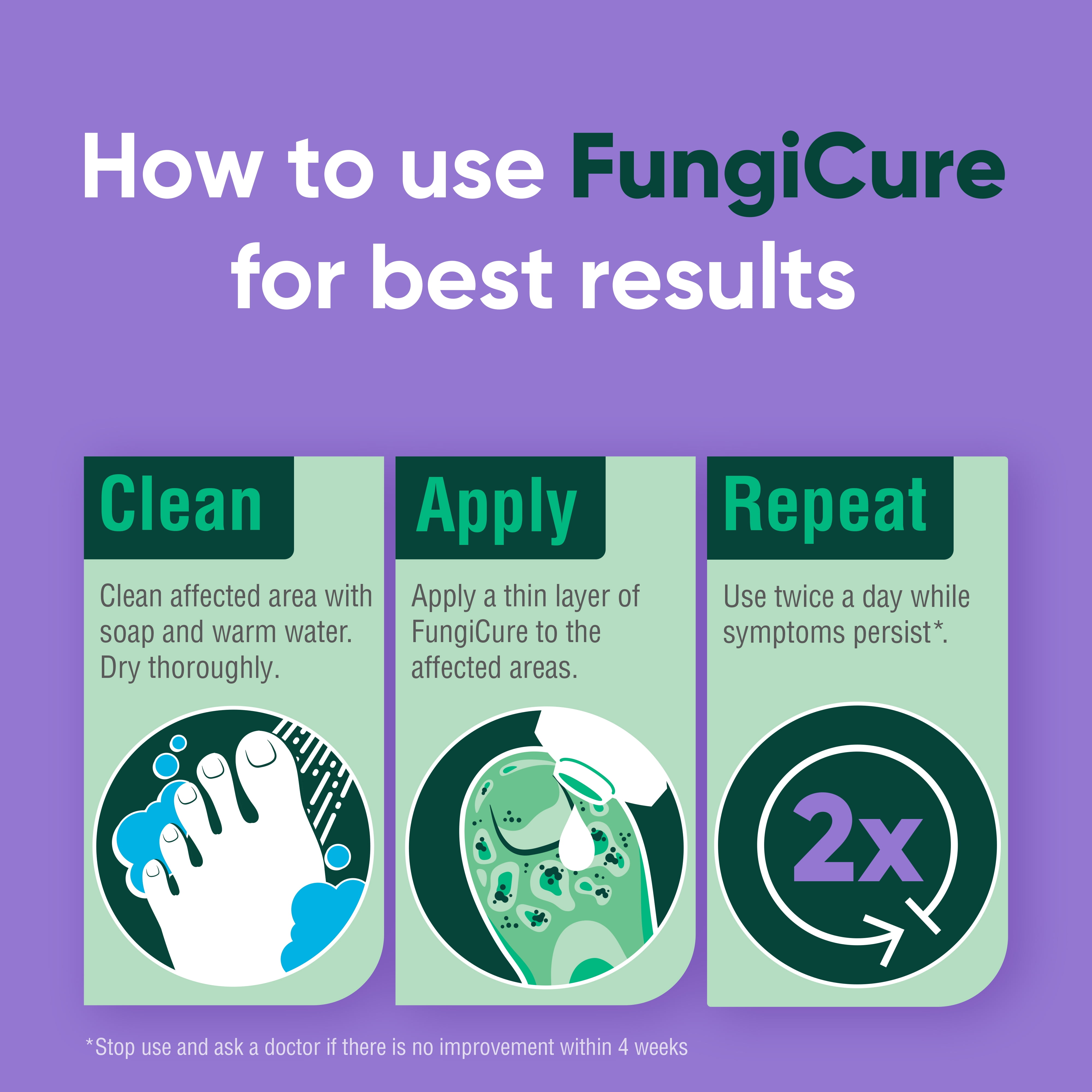 FungiCure Anti-Fungal Night Cream, Cures & Soothes, Clotrimazole 1%, 1.7 oz
