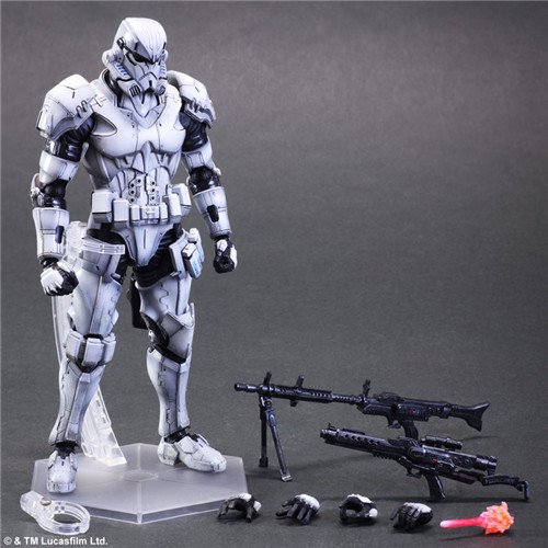 Figuras de Star Wars Juego de figuras de acción Boba Fett Darth Vader Maul Stormtrooper Novio Regalo Colección de escritorio