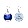 thumbnail image 1 of Medusas organismo marino mar tropical Pendientes de sandía verano lóbulo desgaste Unbranded M, 1 of 3