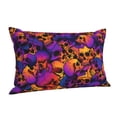 thumbnail image 2 of Kll Skull Pillow Covers Envelope Closure,Super Soft And Cozy Fuzzy Fleece Pillow Case Cover 14"X20", 2 of 9