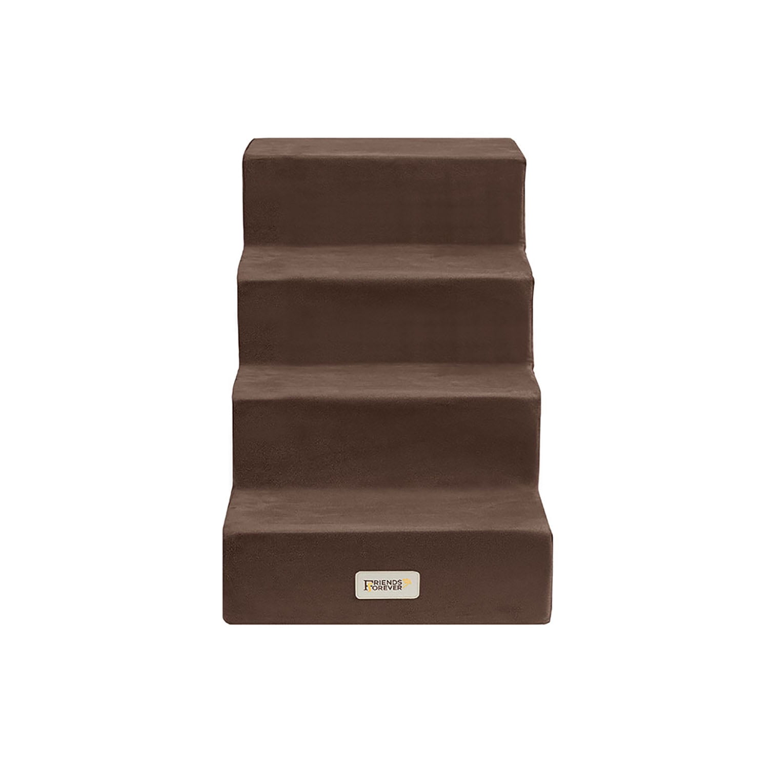 Pefilos 22" Pet Stairs for Small Pet, 4-Step Stairs for Beds and Couch, Non-Slip Balanced Indoor Step, Brown Pefilos 22" Pet Stairs for Small Pet, 4-Step Stairs for Beds and Couch, Non-Slip Balanced Indoor Step, Brown