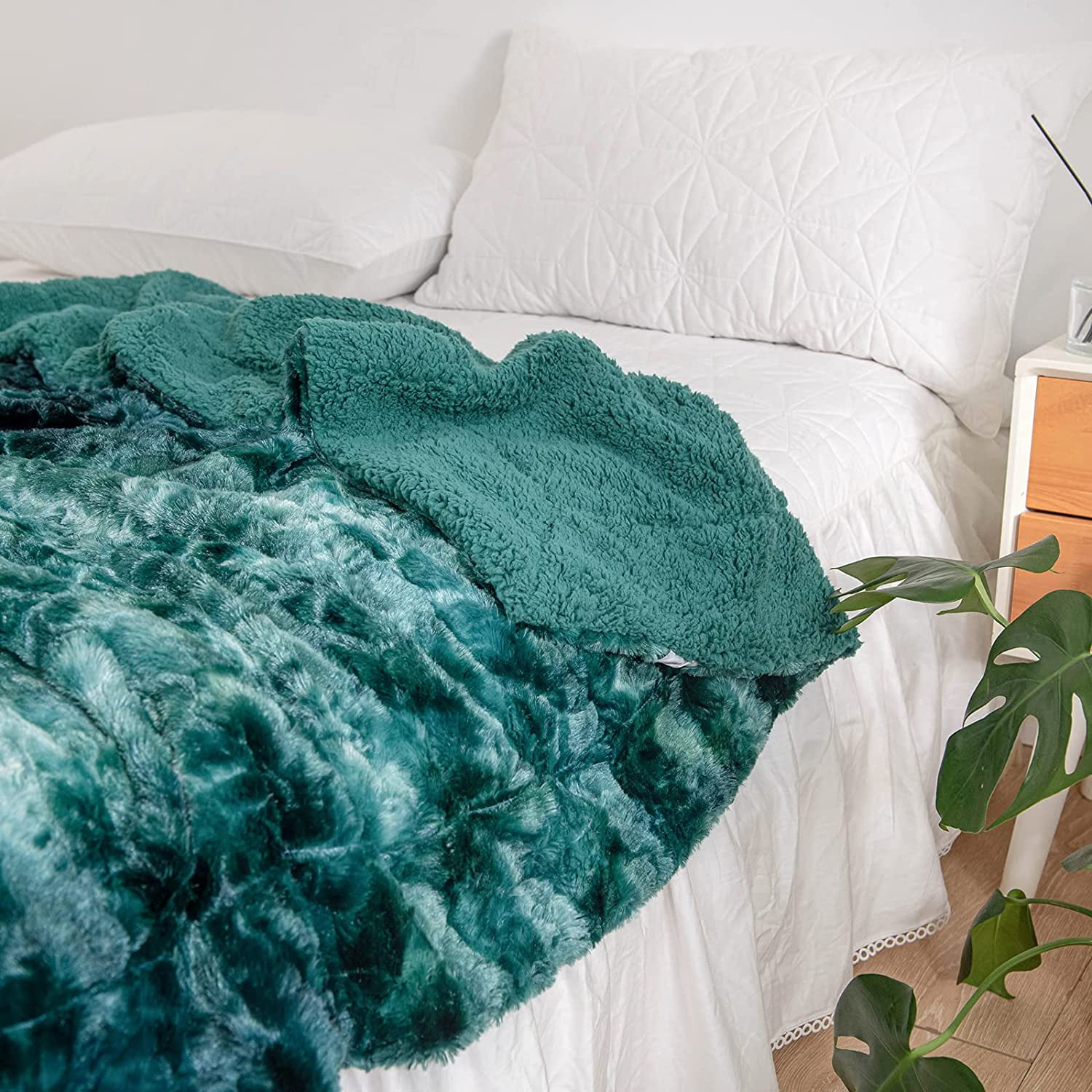 Deep teal blanket sale