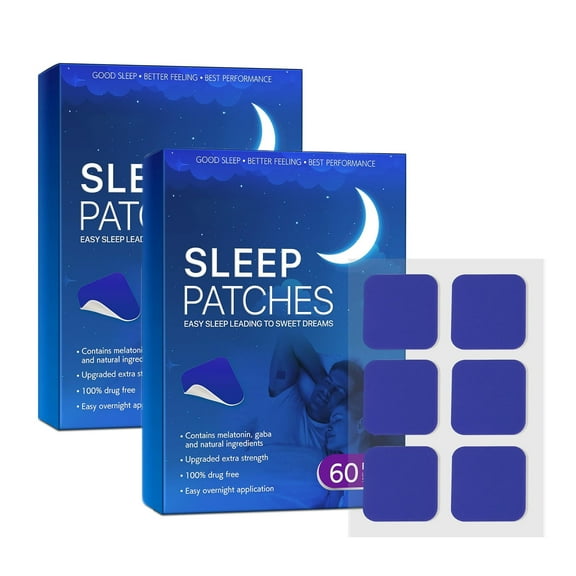 Sleep Aids for Adults, Sleep Support Patches for Men and Women, Better All Natural Cruelty Free Sleep Aid Alternative, Easy Sleep Leading to Sweet Dreams for Men and Women, 120 Patches