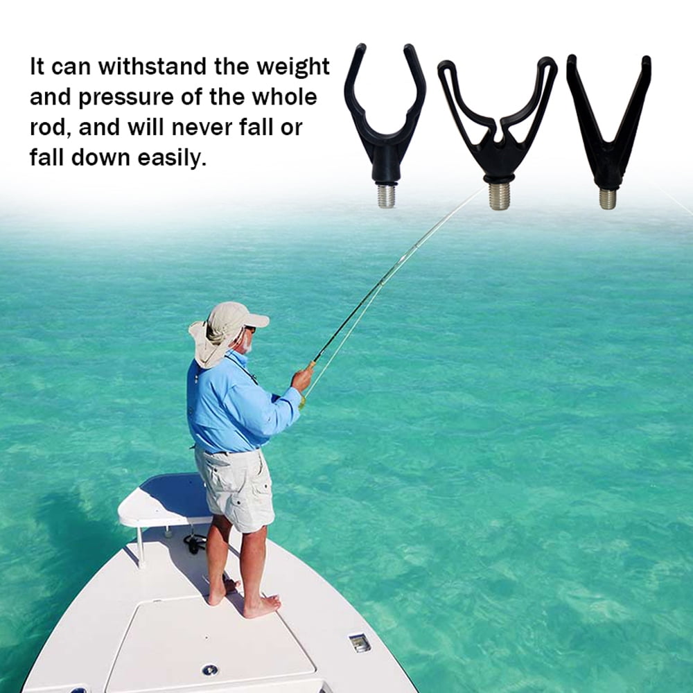 fishing pole holder with alarm