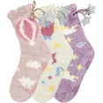 thumbnail image 6 of CHUNTIAN Sox Womens Fuzzy Socks Girls Cute Slipper Socks Funny Fluffy Winter Warm Socks Soft Cozy Plush Indoor Sleep Socks, 6 of 8