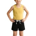AHTJRT 2 Piece Short Sets for Kids Racerback Tank Tops and Drawstring ...