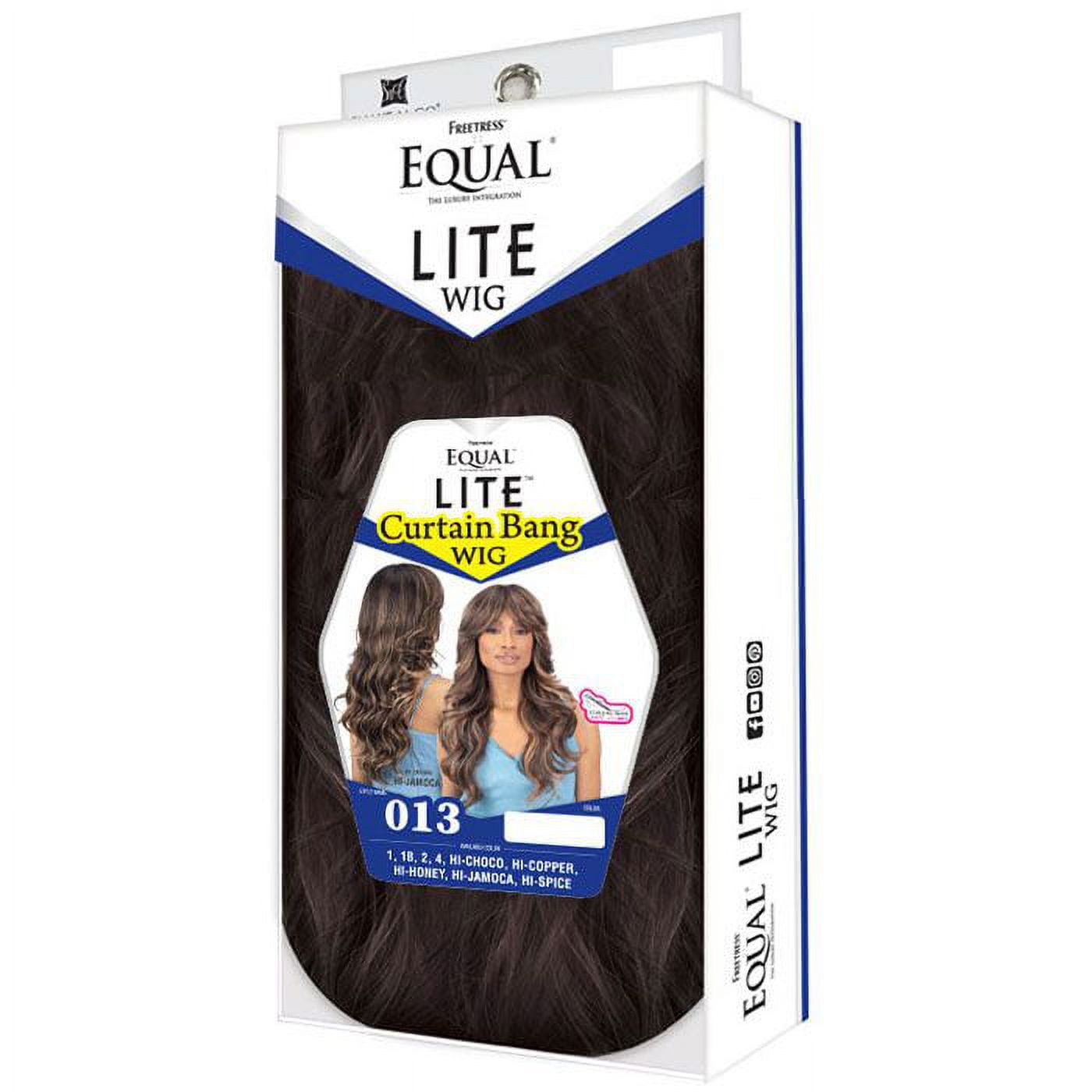 Freetress Equal Lite Synthetic Hair Wig - 013 (Color:1 JET BLACK)