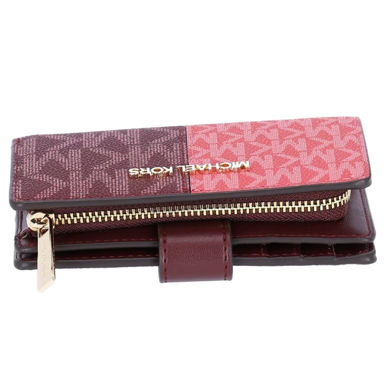 Michael Kors Women's Jet Set Travel Medium Bifold Two-Tone