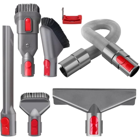 7pcs Attachment Kit for Dy*son V11 V10 V7 V8 V12 V15 GEN5 G5 Cordless Vacuum Cleaner, for Absolute/Detect/Outsize/Slim/Cyclone Accessories Replacement Set