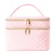 thumbnail image 3 of Case de almacenamiento de maquillaje portátil Organizador de cosmético Organizador de viajes Pollo de viaje Organizador de esmalizador de uñas Bolsos Rosa, 3 of 8