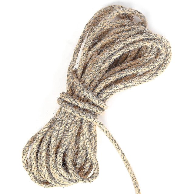 Jute Rope 10mm Decorative Hemp Rope Diy Handmade 10m For Cat Tree Garden, Agriculture, Diy Gardening Boating