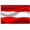 2X3, variant on Austria Flag 2x3 FT, Outdoor Polyester Flags, Austrian National Flags - Double Stitched Polyester Flags with Brass Grommets and Stronger Header. (2X3)