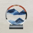 thumbnail image 4 of Moving Sands Art Picture Flowing Sand Dynamic Round Relaxing Toys Blue, 4 of 9