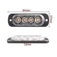 thumbnail image 2 of 4pcs 4led Stroboscopes 12v Strobe Light 4 In 1 Car Emergency Light Beacon Emergency Fashing Light ( Taiy, 2 of 4