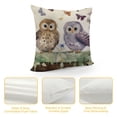 thumbnail image 4 of JEUXUS Ink Painting Watercolor Yellow Blue Butterflies Home Sofa Chair Bed Decoration Lumbar Pillowcase Decorative Throw Pillow Cover Case, 4 of 5