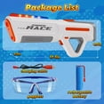 thumbnail image 3 of JoyStone Electric Water Blaster with Colorful Light, Automatic Manual Suction 2-in-1 Water Blaster for Adult Kids, Squirt Blaster 20 Ft Range, Pool Beach Outdoor Party Toys, 3 of 9