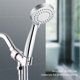 thumbnail image 3 of Juego de cabezal de ducha de mano 3 configuraciones de rociado Baño Masaje SPA Cabezal de ducha con soporte de manguera de acero inoxidable AweSitey HA004081-00, 3 of 6
