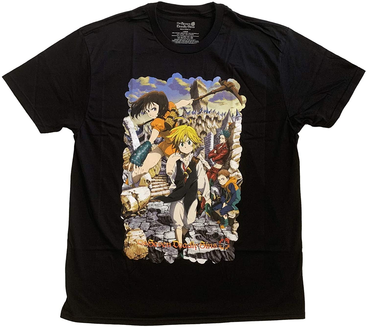 the seven deadly sins t shirt