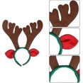 thumbnail image 3 of 12 diademas navideñas con astas de reno y ciervo para fiestas infantiles., 3 of 5