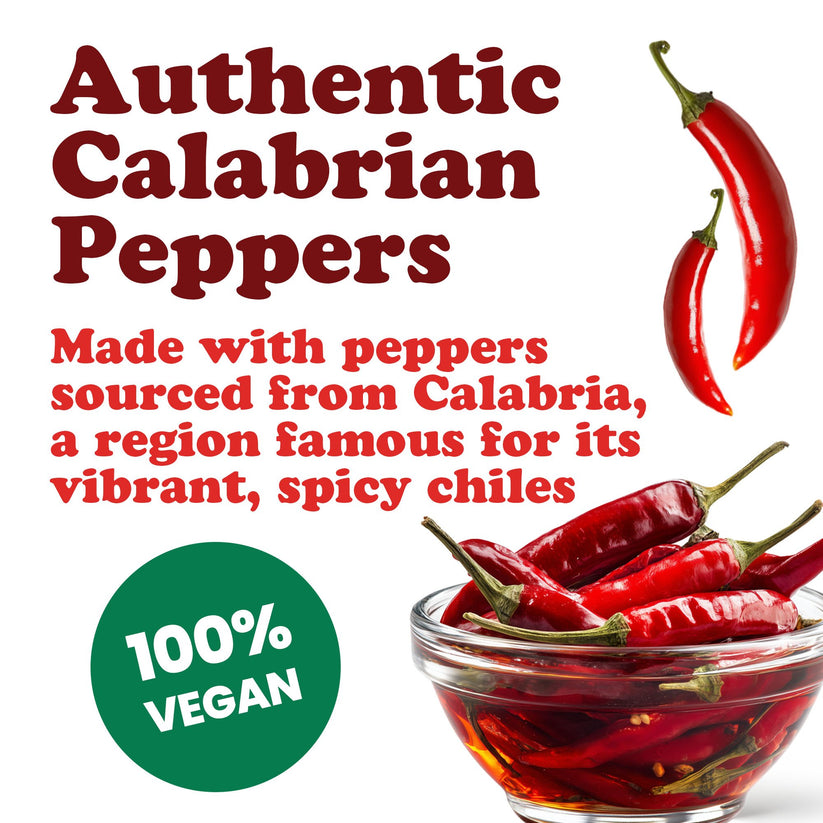 Food To Live Whole Long Calabrian Hot Chili Peppers in Oil, 280 gr – Spicy and Savory Italian Gourmet Seasoning for Pizza, Pasta and Rice. Vegan (Pack of 3)