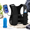 Black-M/L (1 Soft Flask), variant on Running Vest For Women Men Hydration With Soft Flask & Phone Holder