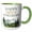 Green/White, variant on 3drose, Happy Thirtieth Anniversary Forest Scene, 11oz Magic Transforming Mug
