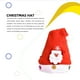 thumbnail image 4 of Billuyoard Sombrero de Navidad Suministros para fiestas Vestido de utilería Tocado de vacaciones Adultos Niños Gorros de Navidad Adorno de Kits de decoración para fiestas Papá Noel, 4 of 6
