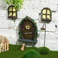 thumbnail image 5 of Miniature Fairy Elf Decoration Resin Luminous Welcome Door Lamp Windows for Garden, Patio, Yard, 5 of 9