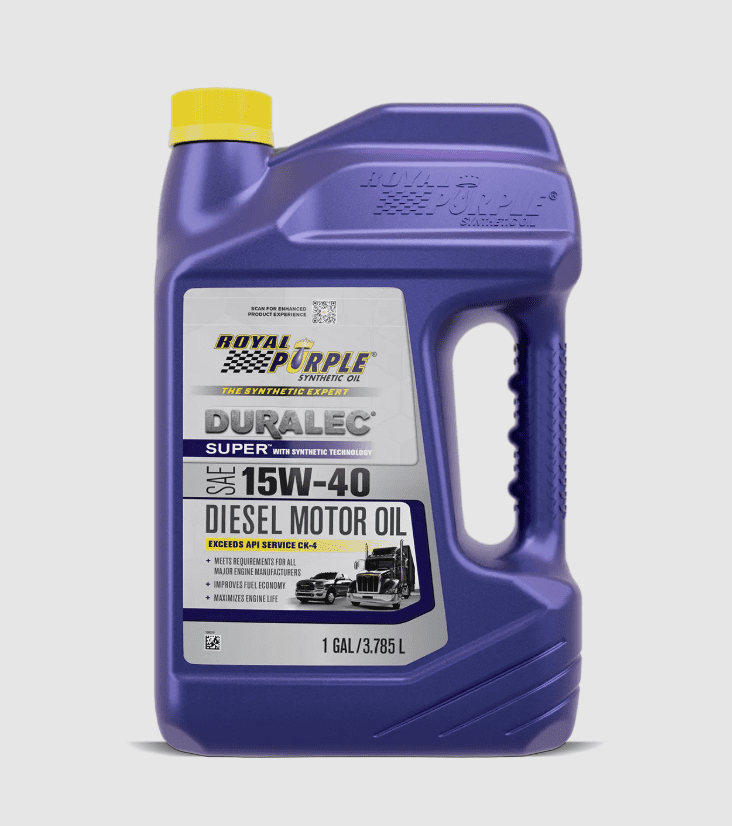 Free Shipping! Royal Purple Duralec Super 15W-40 Diesel Motor Oil