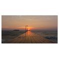 thumbnail image 2 of Large Pier at Koh Rong Island - Modern Beach Canvas Art Print, 2 of 3