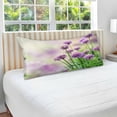 thumbnail image 4 of GZHJMY Chive Herb Flower Pillowcase Queen Size, Super Soft Pillow Shams Covers, Plush Cozy Pillow Cases with Zipper, 20" X 30"（33）, 4 of 6