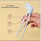 thumbnail image 3 of Training Chopsticks for Kids, Non-slippery Indented Tips and Adjustable Finger Holders, 3 of 4