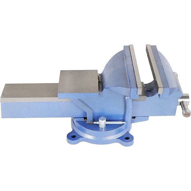 EPOTOOR 8 Inch Heavy Duty Bench Vise 360 Degree Swivel Vise Locking Base Top Anvil Work Bench